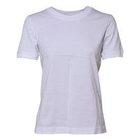 Dolce & Gabbana White Cotton Round Neck Short Sleeves Women's T-shirt