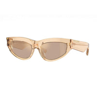 Burberry Sunglasses Cat Eye Full Rim, Green Frame and Dark Grey Lens BE4425U411887
