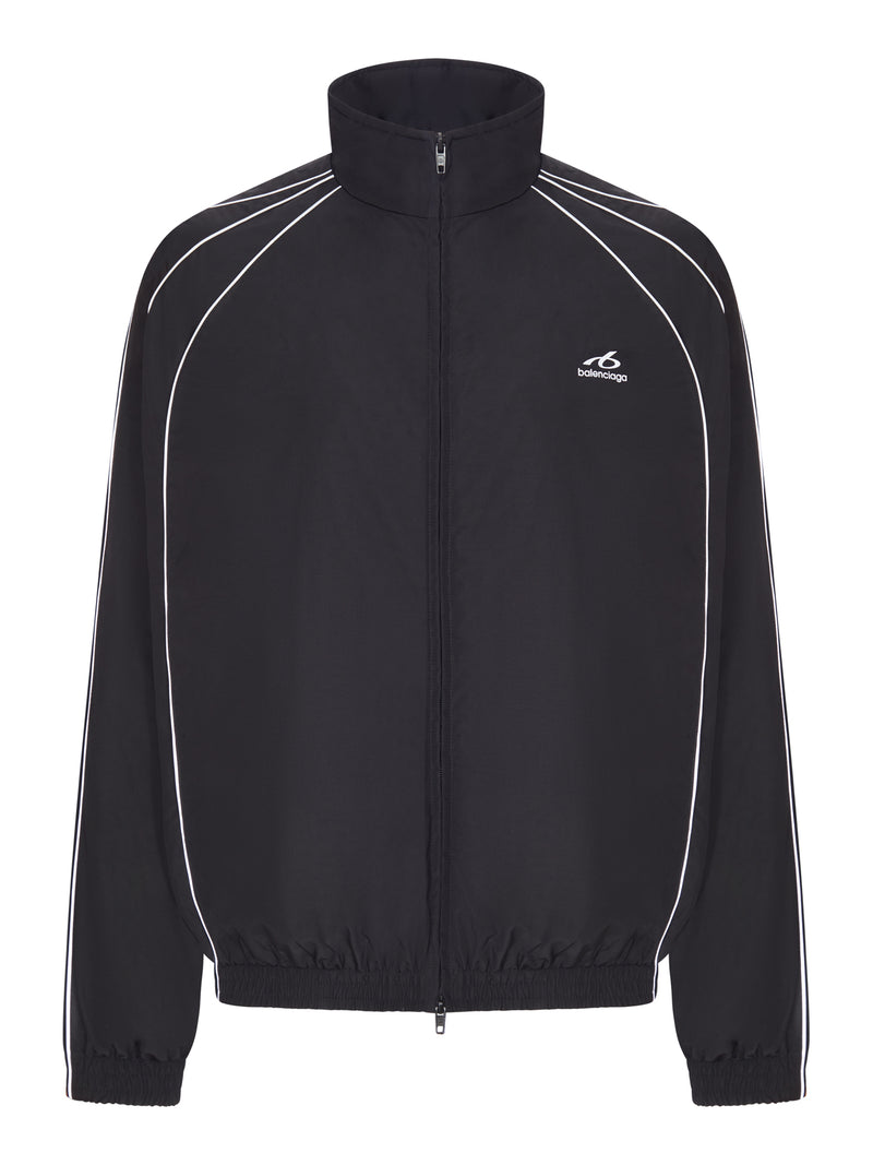 Balenciaga Men Bodys Technical Cotton Poplin Sports Jacket