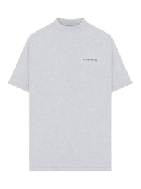 Balenciaga Men Oversized T-Shirt With Gradient Print On The Back