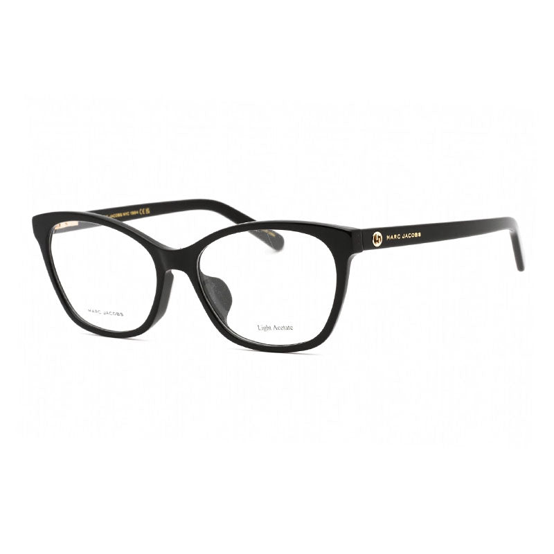 Marc Jacobs Eyeglasses Cat Eye Full Rim, Black Frame and Clear Demo Lenses Lens MARC539/F080700