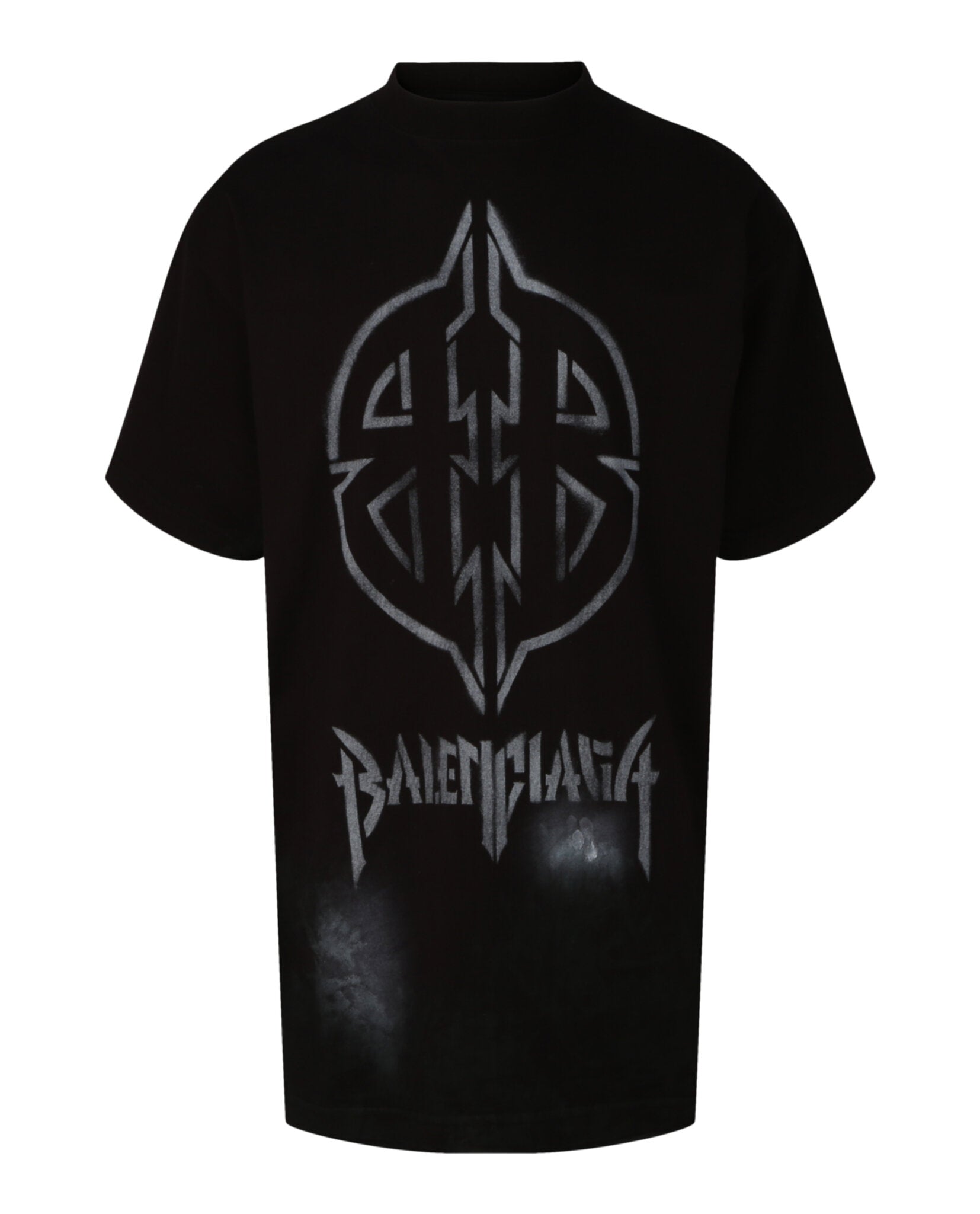 Balenciaga Mens Oversized Metal BB Stencil T-Shirt – Bluefly