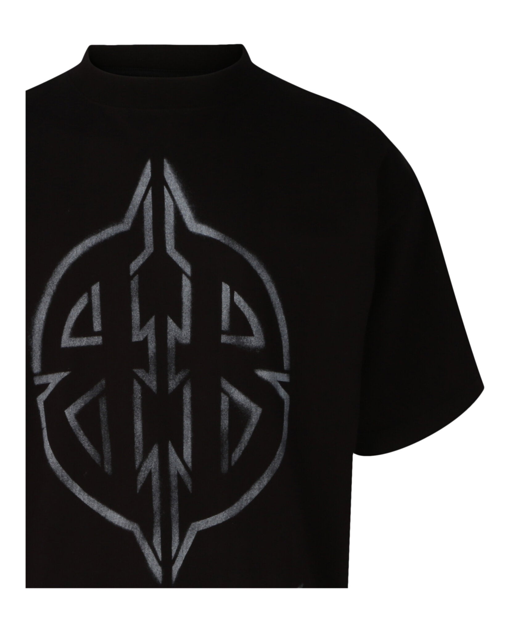 Balenciaga Mens Oversized Metal BB Stencil T-Shirt – Bluefly