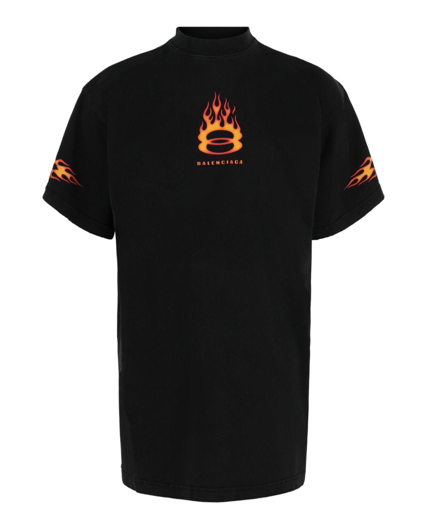 Balenciaga Balenciaga Mens Burning Unity Oversized T-Shirt