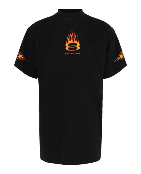 Balenciaga BURNING UNITY Tシャツ 787349-TQVW7-