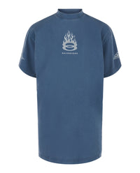 Balenciaga Balenciaga Mens Burning Unity Oversized T-Shirt