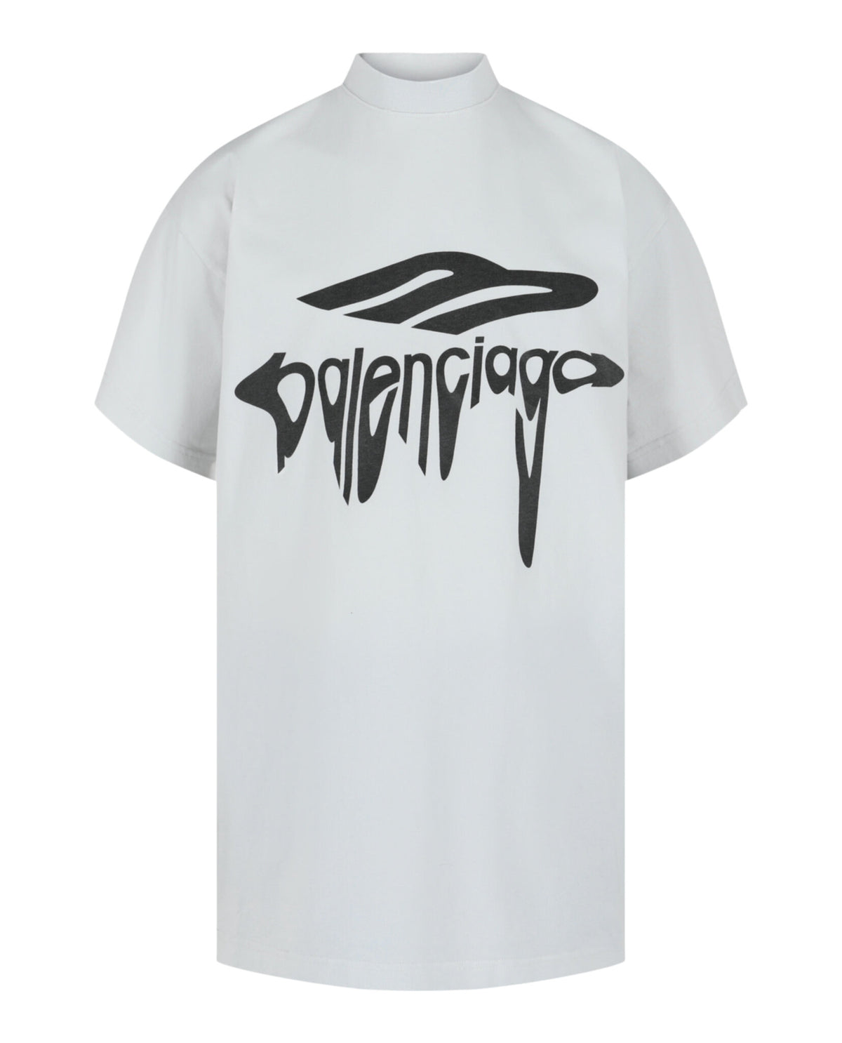 Balenciaga Mens 3B Liquified Vintage Oversized T-Shirt