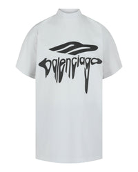 Balenciaga Mens 3B Liquified Vintage Oversized T-Shirt
