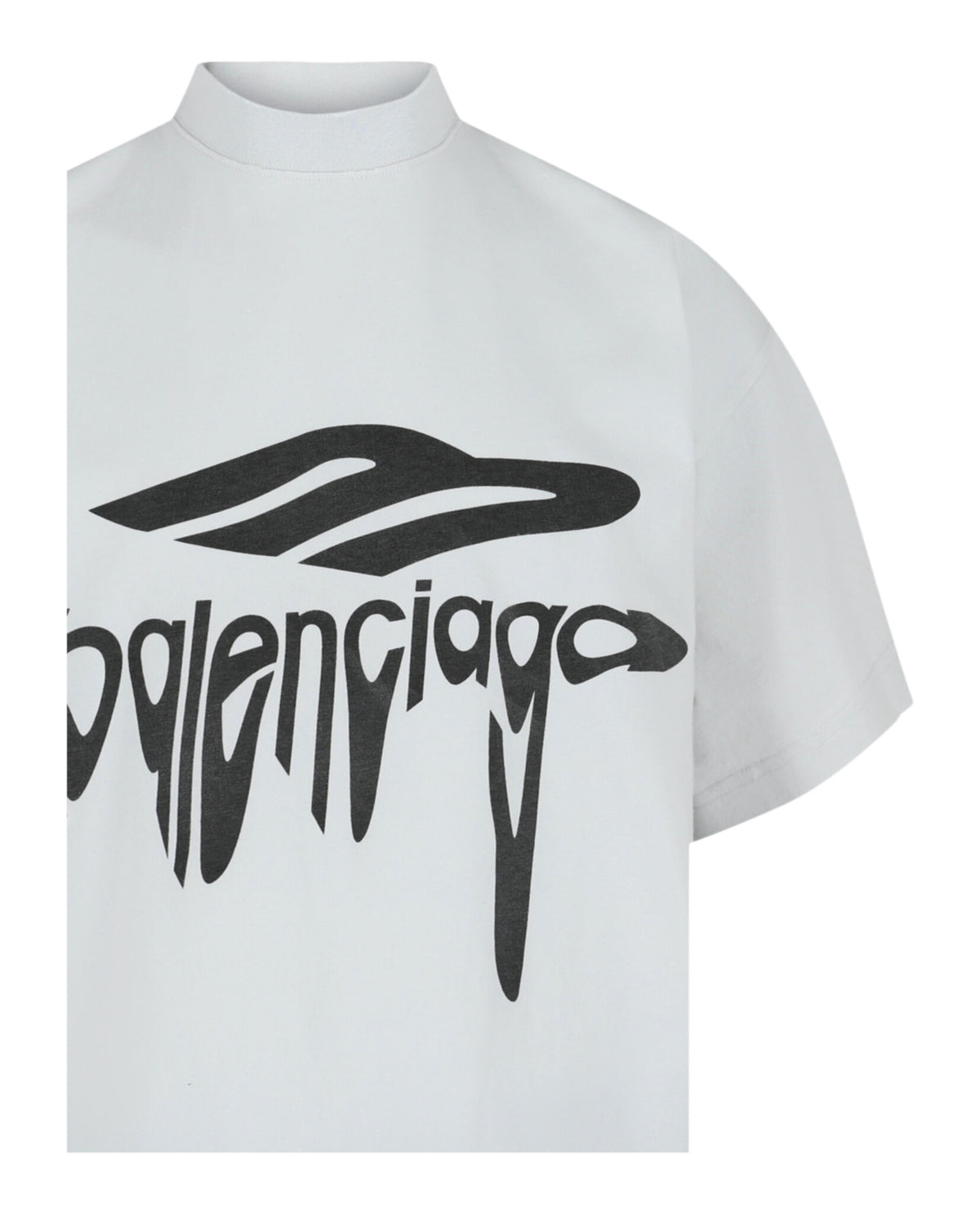 Balenciaga Mens 3B Liquified Vintage Oversized T-Shirt