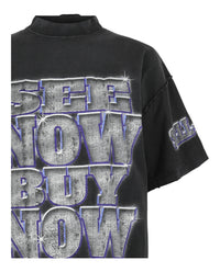 Balenciaga Womens Oversized See Now Buy Now Inside Out T-Shirt