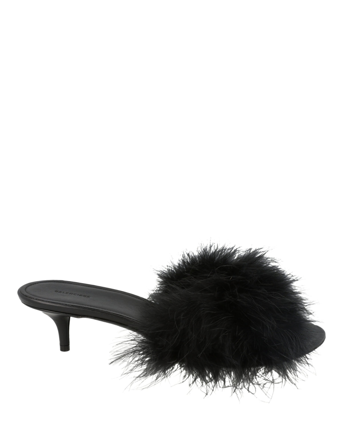 Balenciaga Womens Boudoir Feather Sandals