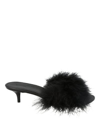 Balenciaga Womens Boudoir Feather Sandals