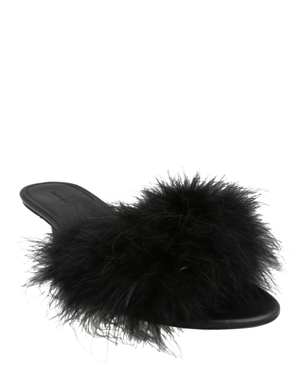 Balenciaga Womens Boudoir Feather Sandals