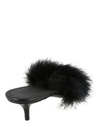 Balenciaga Womens Boudoir Feather Sandals