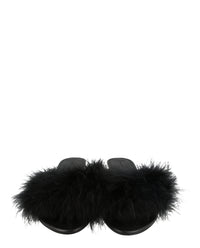 Balenciaga Womens Boudoir Feather Sandals