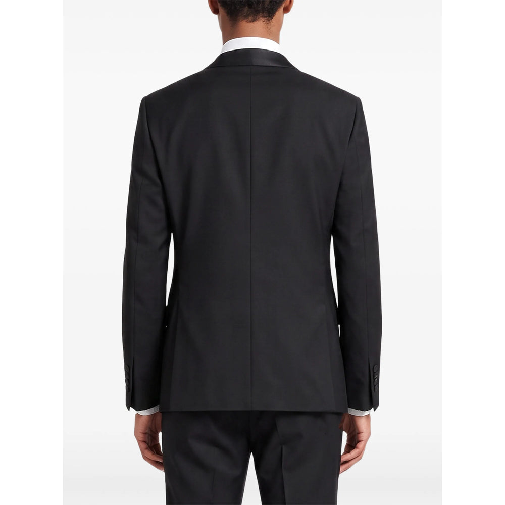 Tagliatore Black Suits - Double Breasted Suits Men