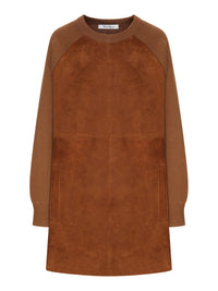 Max Mara Max Mara Women Knit And Suede Dress