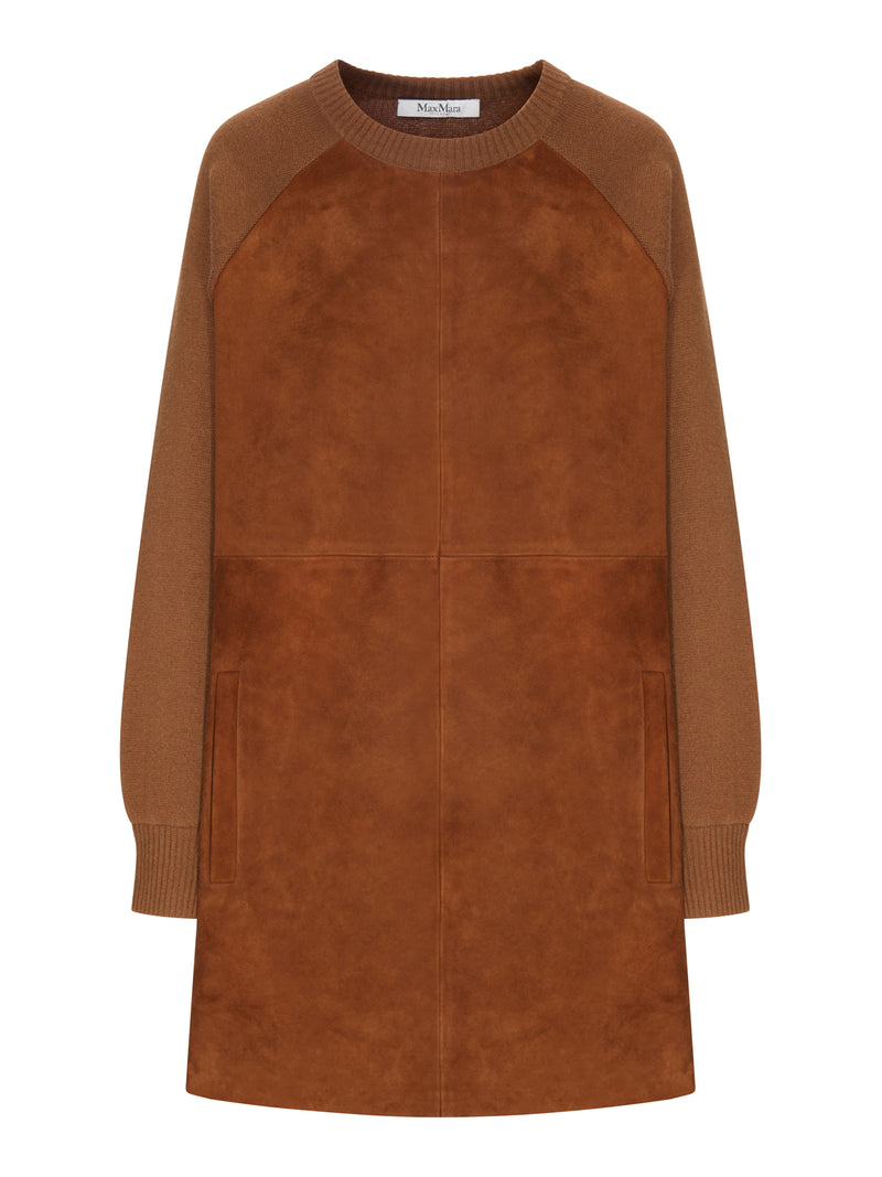 Max Mara Max Mara Women Knit And Suede Dress