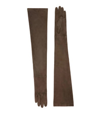 Max Mara Max Mara Women Long Suede Gloves