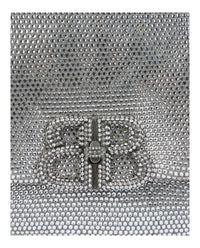 Balenciaga Womens Small Monaco Sling Bag In Strass