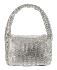 Balenciaga Womens Small Monaco Sling Bag In Strass