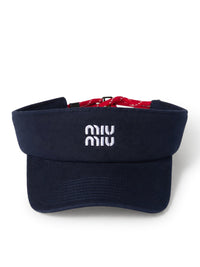 Miu Miu Women Denim Visor