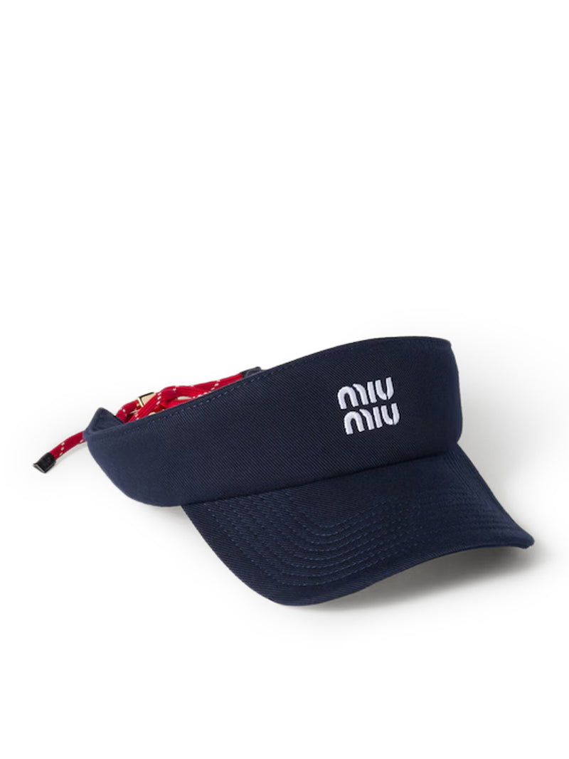 Miu Miu Women Denim Visor