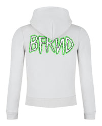Balenciaga Mens BFRND Zip-Up Hoodie Limited Edition