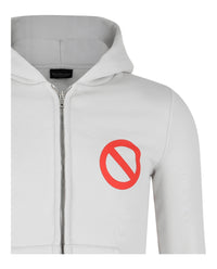 Balenciaga Mens BFRND Zip-Up Hoodie Limited Edition