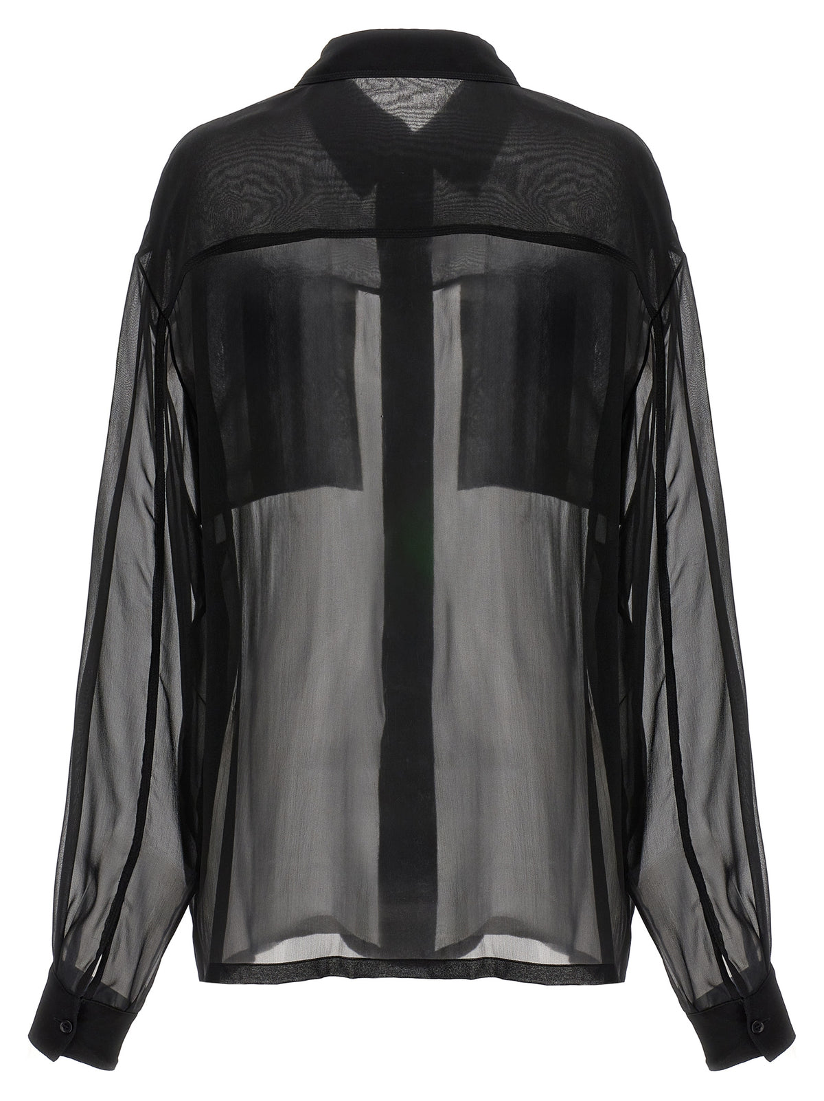 Saint Laurent Women Silk Muslin Shirt