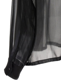 Saint Laurent Women Silk Muslin Shirt