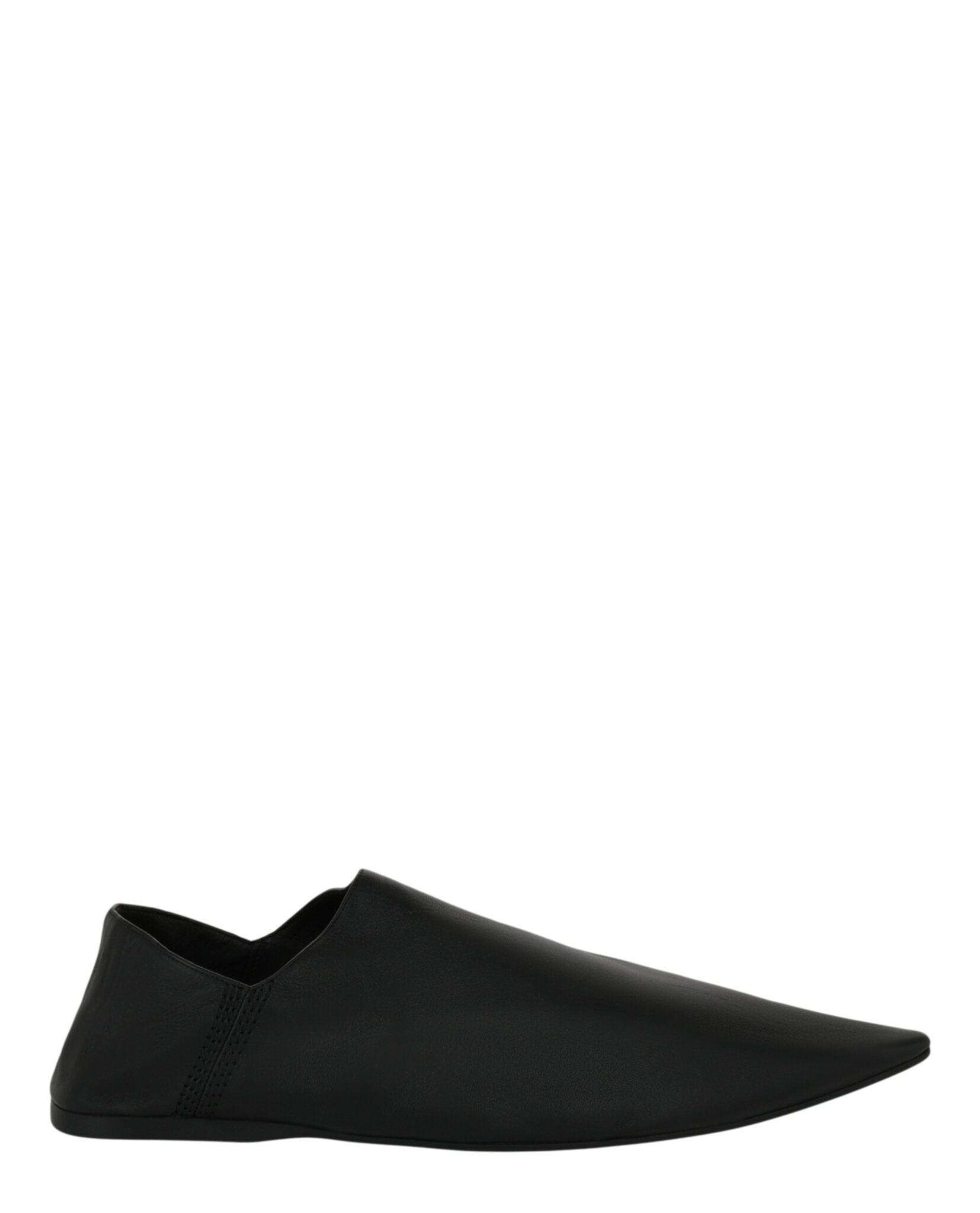 Balenciaga Mens Pointed Leather Flats