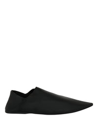 Balenciaga Mens Pointed Leather Flats
