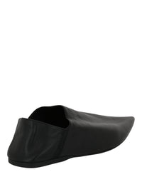 Balenciaga Mens Pointed Leather Flats