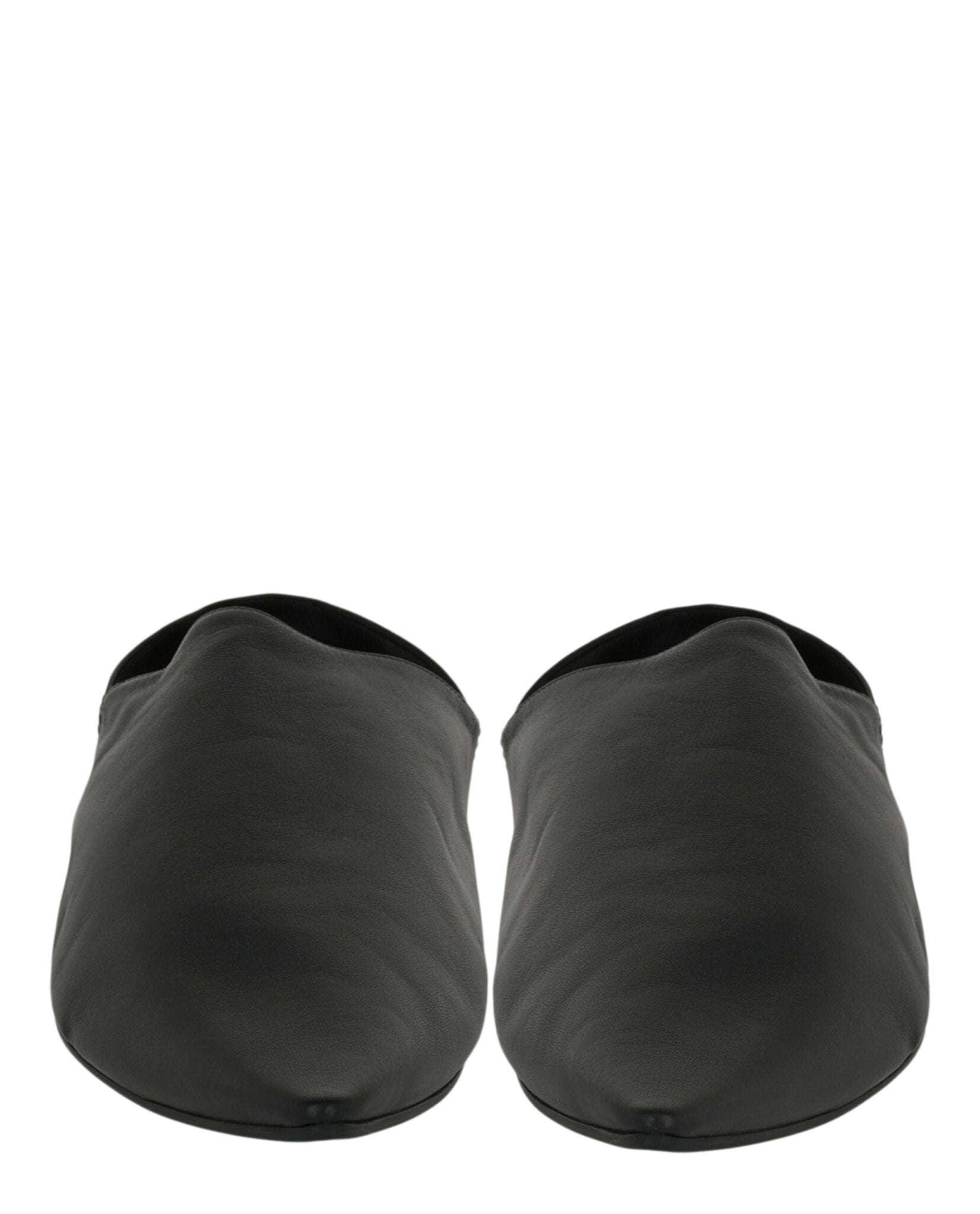 Balenciaga Mens Pointed Leather Flats