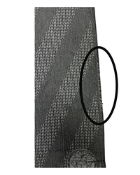 Defective/Floor Model Versace IT00599 GRIGIO Dark Grey 100% Wool Herringbone Ladies Shawl