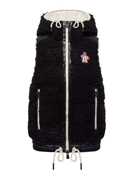 Moncler Grenoble Women Insulated Teddy-Style Vest With Hood – Bluefly