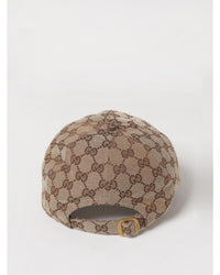 Gucci GG Baseball Cap Web Stripe Men Cream