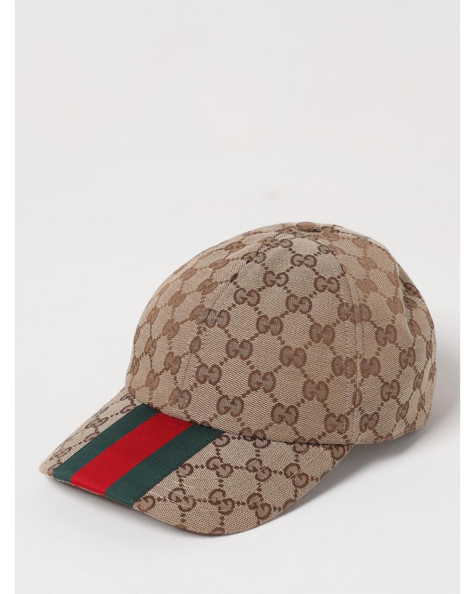 Gucci GG Baseball Cap Web Stripe Men Cream Regular S Cream