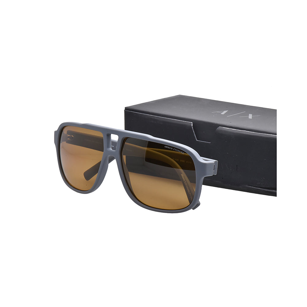 AX 4104S 824983 61mm Unisex Rectangle Sunglasses