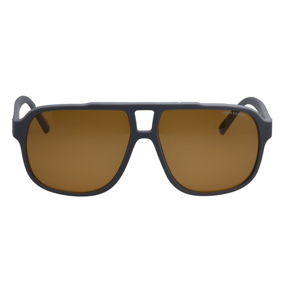AX 4104S 824983 61mm Unisex Rectangle Sunglasses