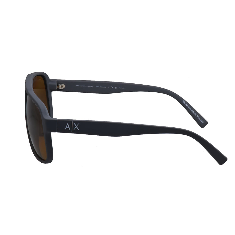 AX 4104S 824983 61mm Unisex Rectangle Sunglasses