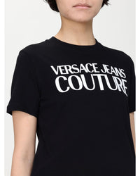 Versace Jeans Couture Couture Logo Tee Women Black T-Shirts