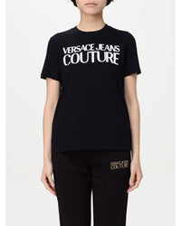 Versace Jeans Couture Couture Logo Tee Women Black T-Shirts