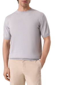 Moorer Moorer Jude-Si5 Sweaters Light Grey
