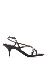 Miu Miu Miu Miu Women Black Patent Sandals