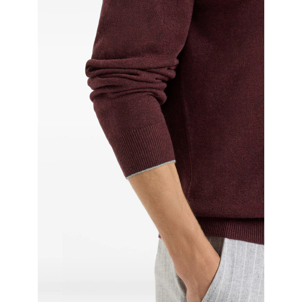 Brunello Cucinelli Brunello Cucinelli Red Sweaters & Knitwear - Jumpers Men