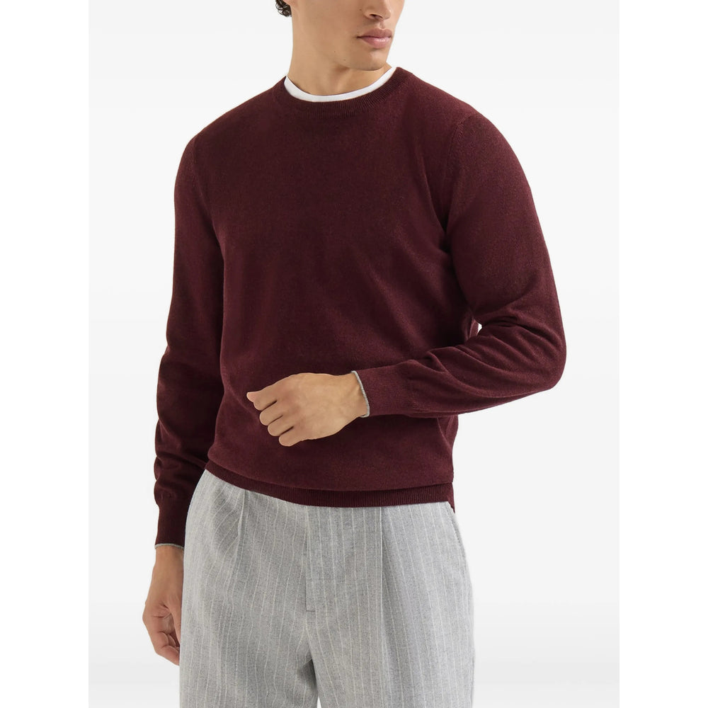 Brunello Cucinelli Brunello Cucinelli Red Sweaters & Knitwear - Jumpers Men