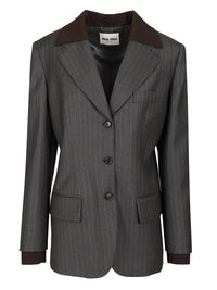 Miu Miu Women Tailored Single-Breasted Blazer