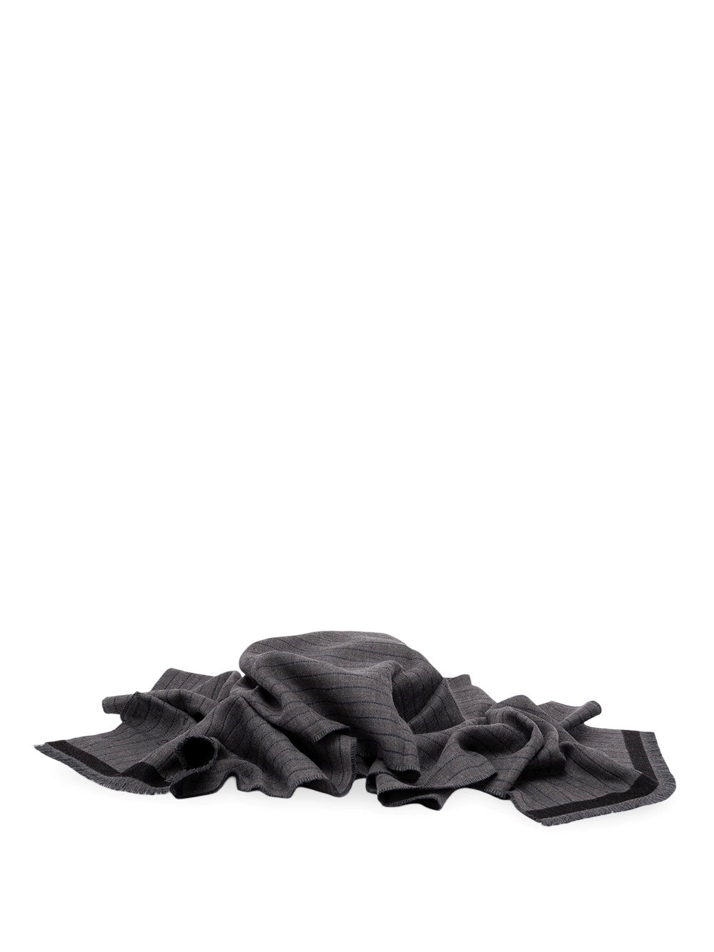 Gucci Gucci Men Gucci Pinstripe Wool Silk Scarf